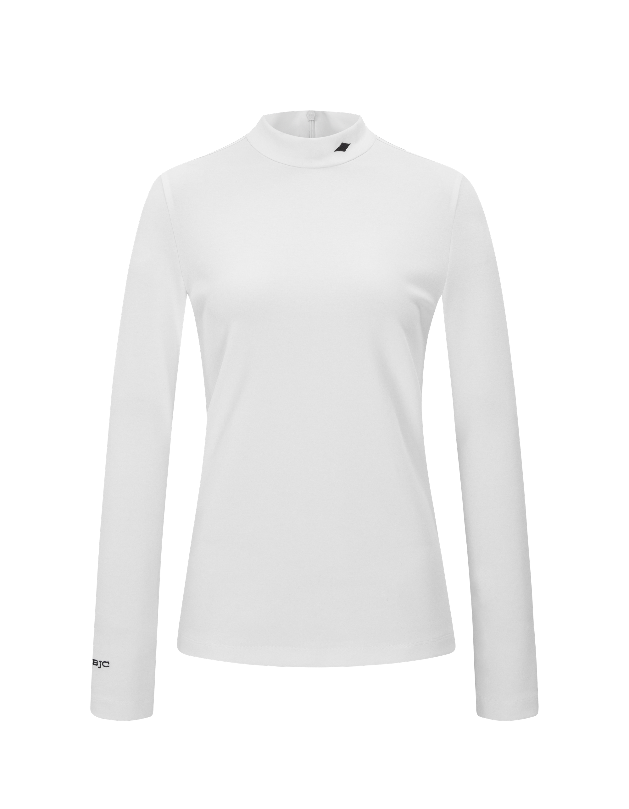 BJC recycled half neck shirt - White