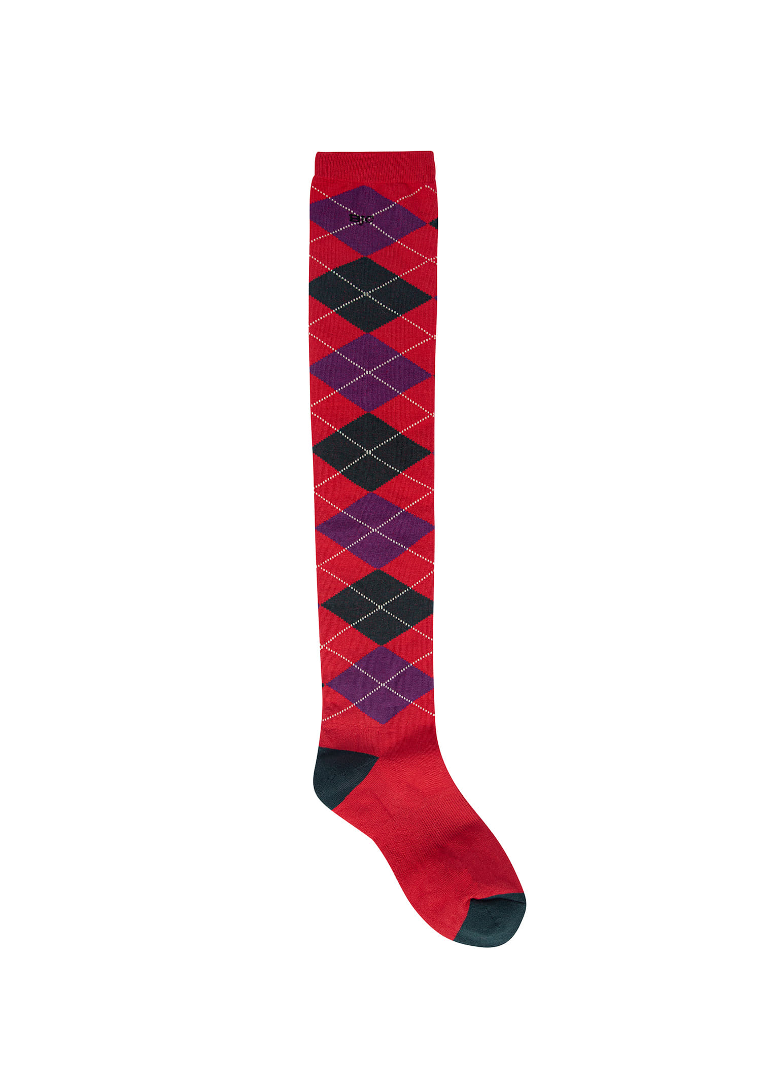 BJC argyle pattern socks
