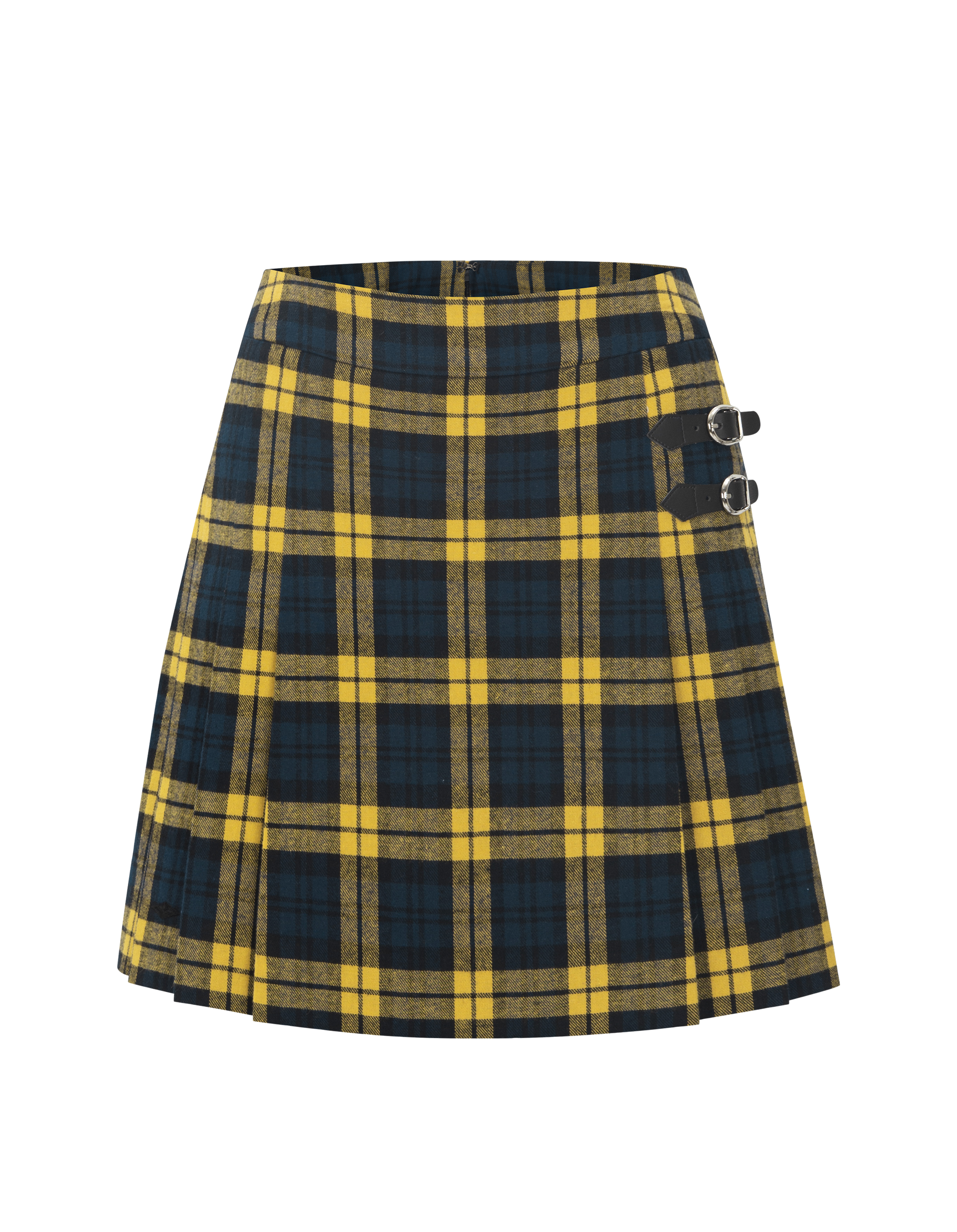 BJC Plaid Skirt - Yellow